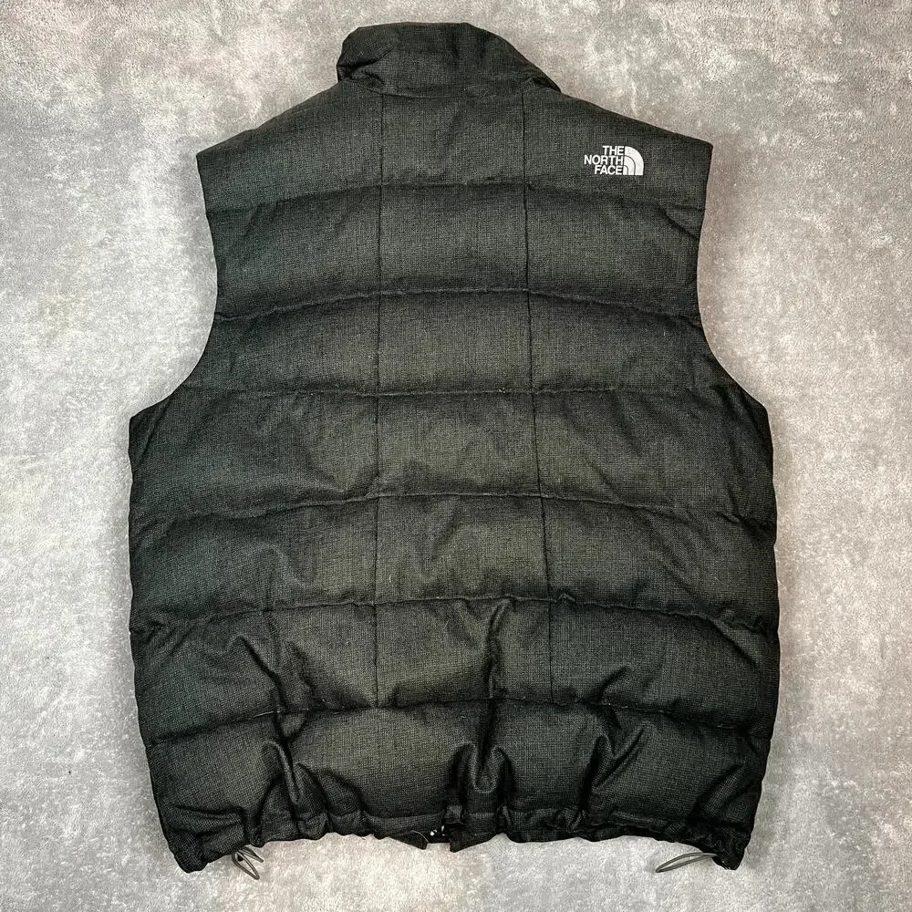 The North Face Down Puffer Vest Mens‎ XL Grey Quilted Outdoor Heavyweight